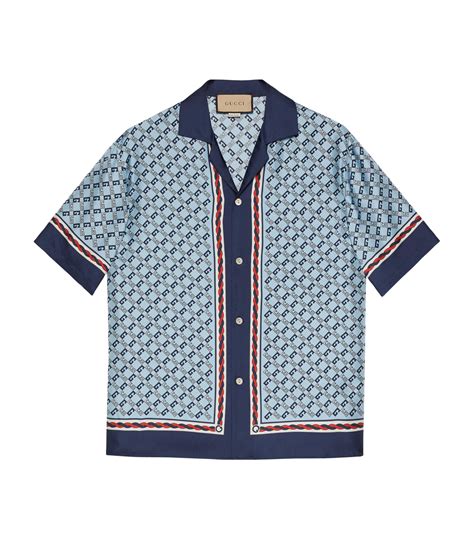 gucci geometric shirt|original gucci shirt.